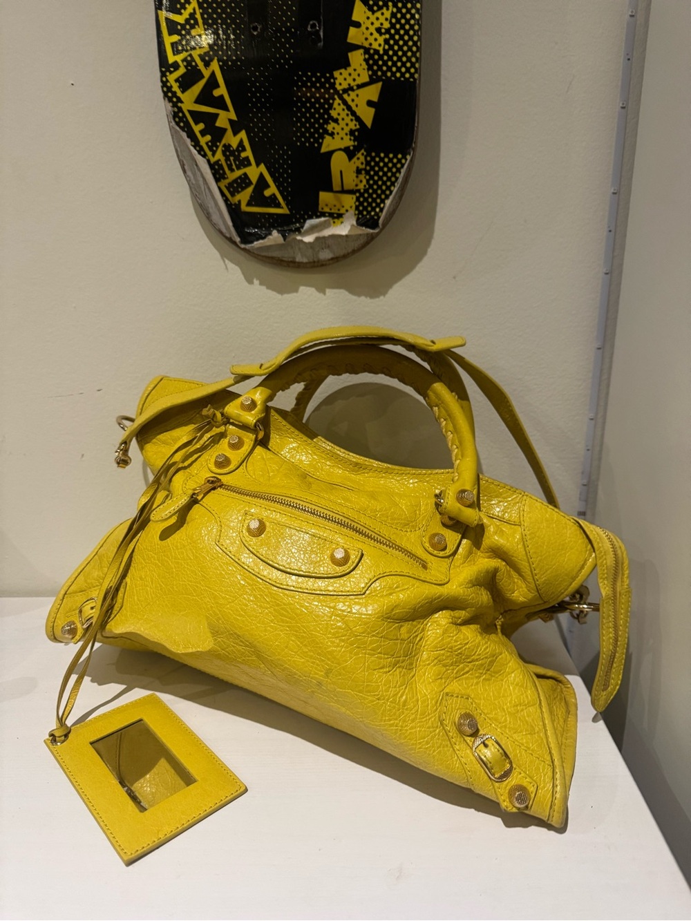 Balenciaga City Bag Yellow